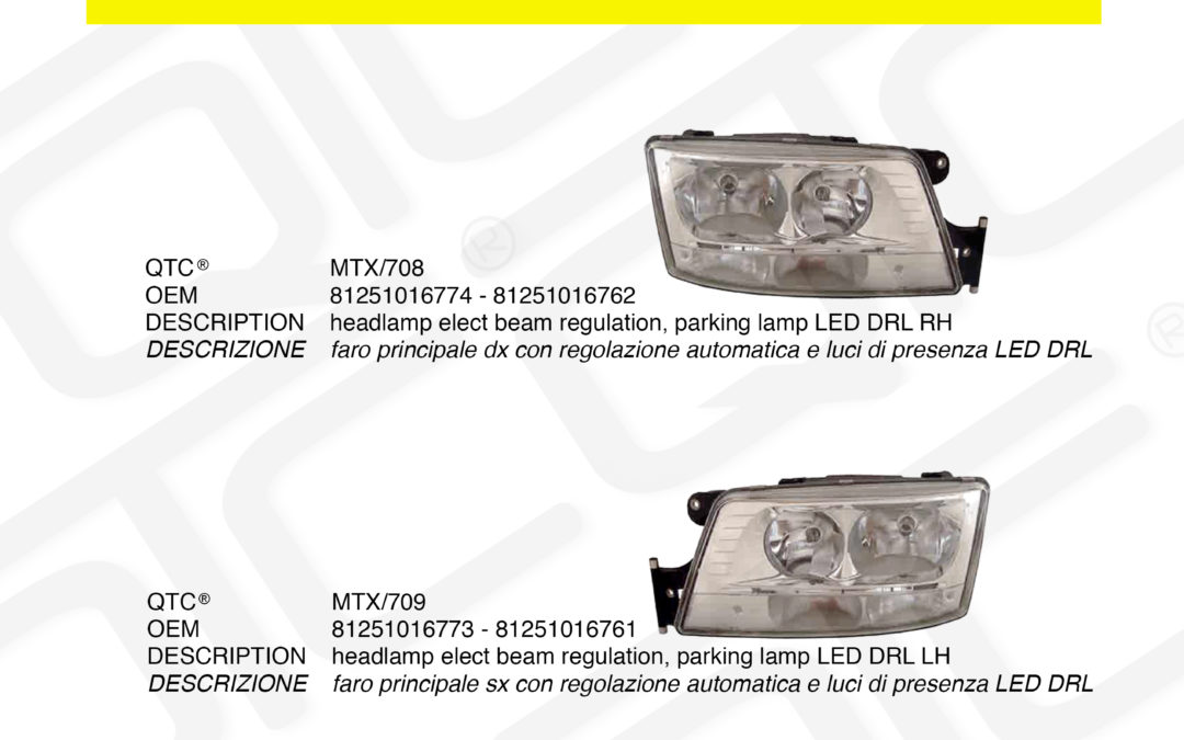 Nuovo articolo MAN MTX/708 MTX/709