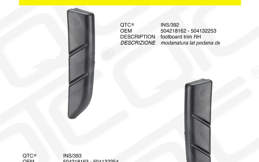 Nuovo articolo IVECO INS/392 INS/393